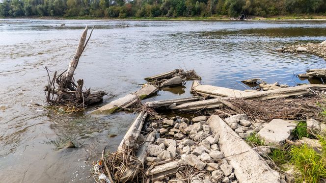 Wisła w Warszawie 27 sierpnia 2025 rano