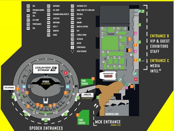 Mapa IEM Expo Katowice 2025