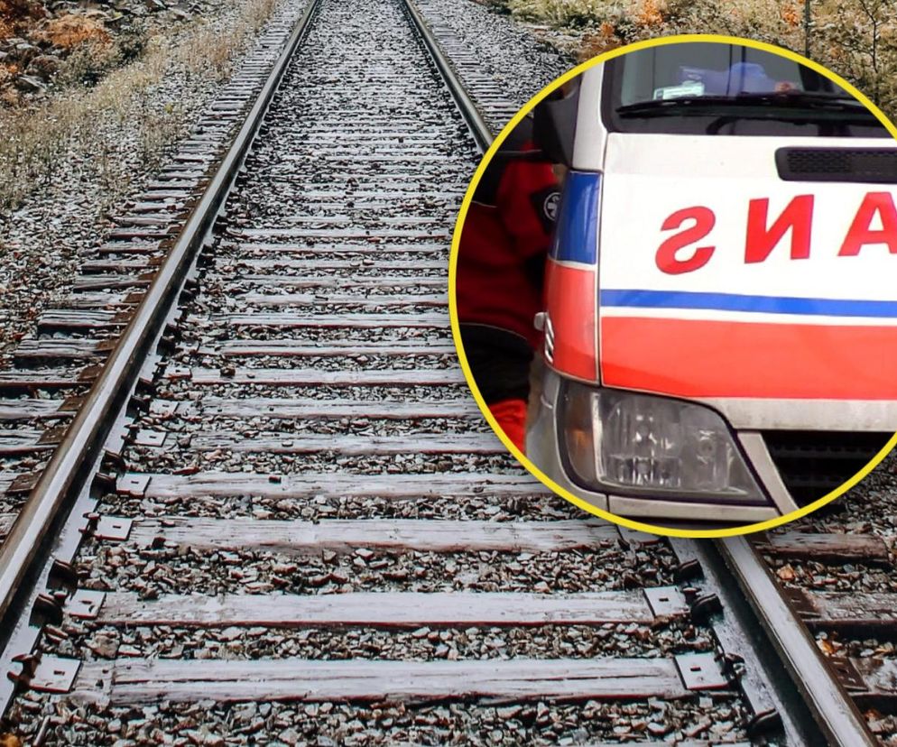 Dramat na torach. Pociąg potrącił mężczyznę
