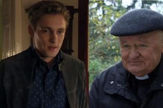 M jak miłość. Ksiądz z Grabiny (Mateusz Damięcki), policjant Robert Wroński (Filip Gurłacz)