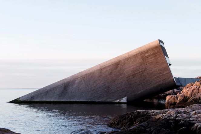 Restauracja Under, Lindesnes, Norwegia, proj. Snøhetta, 2019