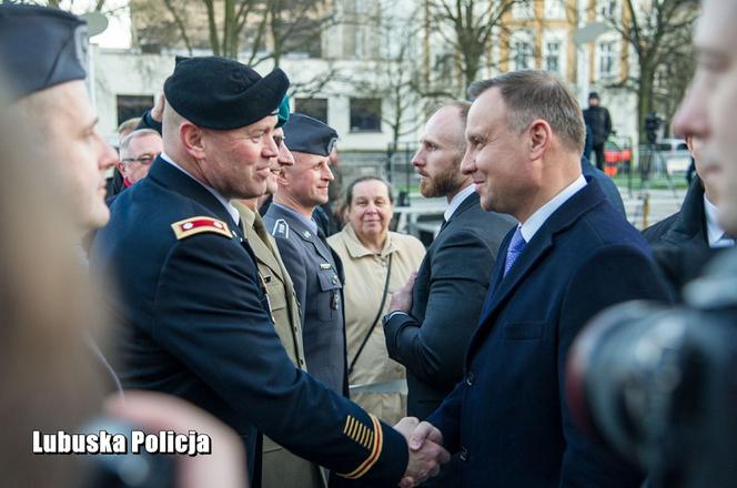 Nad bezpieczeństwem prezydenta czuwali policjanci