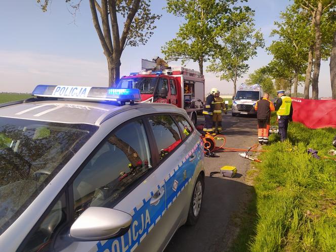 Kierowca uderzył w drzewo. Zginął na miejscu