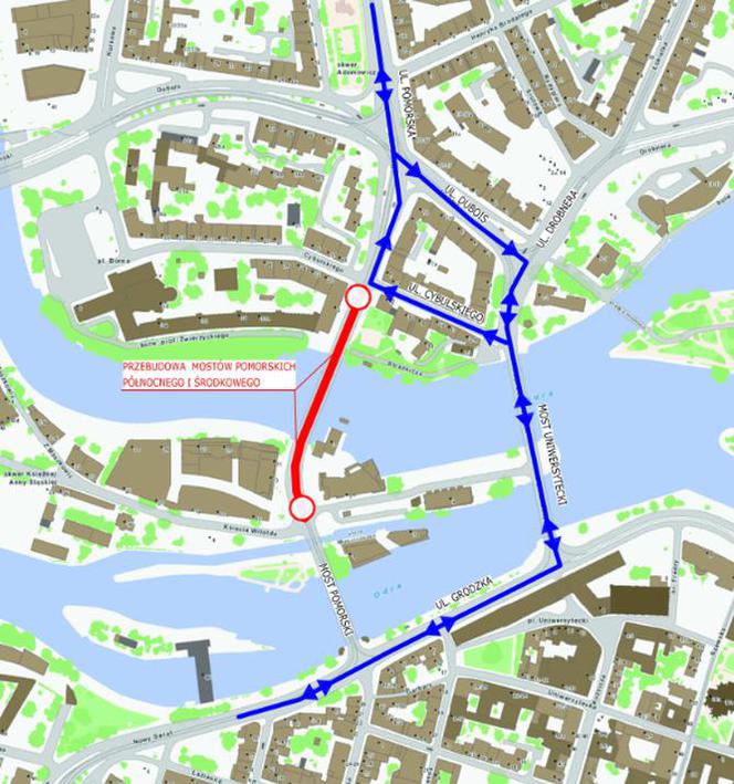 Rusza przebudowa mostów Pomorskich we Wrocławiu