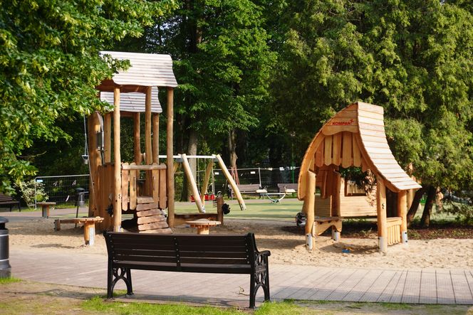 Plac zabaw w Parku Planty