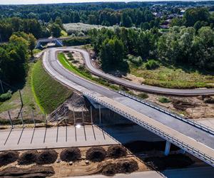 Plac budowy S1 Oświęcim - Dankowice w sierpniu 2024