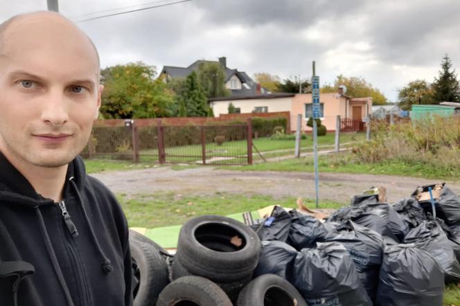 Policjant z Wydziału Techniki Kryminalistycznej w Bydgoszczy zabrał się za robienie porządku