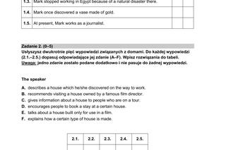 Matura język angielski 2023 - ARKUSZE CKE (FORMUŁA 2015)