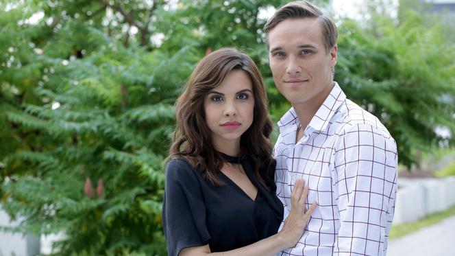 M jak miłość. Aneta Kryńska (Ilona Janyst), Olek (Maurycy Popiel)