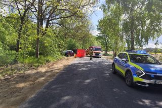 86-letni kierowca nagle zjechał na pobocze. Skończyło się tragicznie