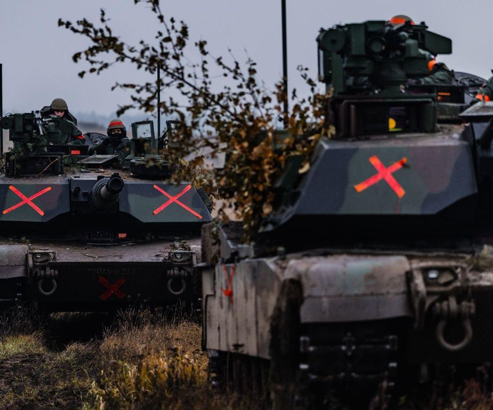 Abramsy z 1. Warszawskiej Brygady Pancernej