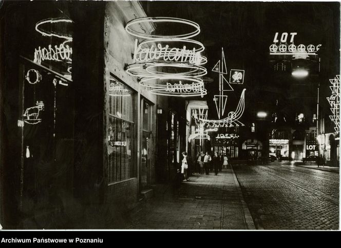 Neonowy Poznań - ulica Gwarna