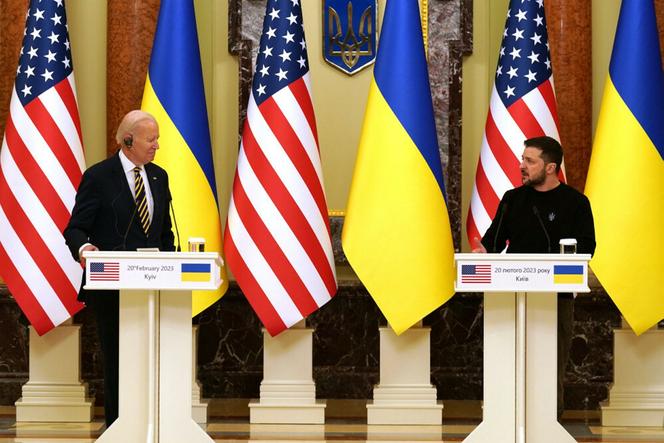Przemówienie prezydenta Joe Bidena w Kijowie