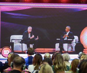 Barack Obama w Poznaniu podczas Impact 2025