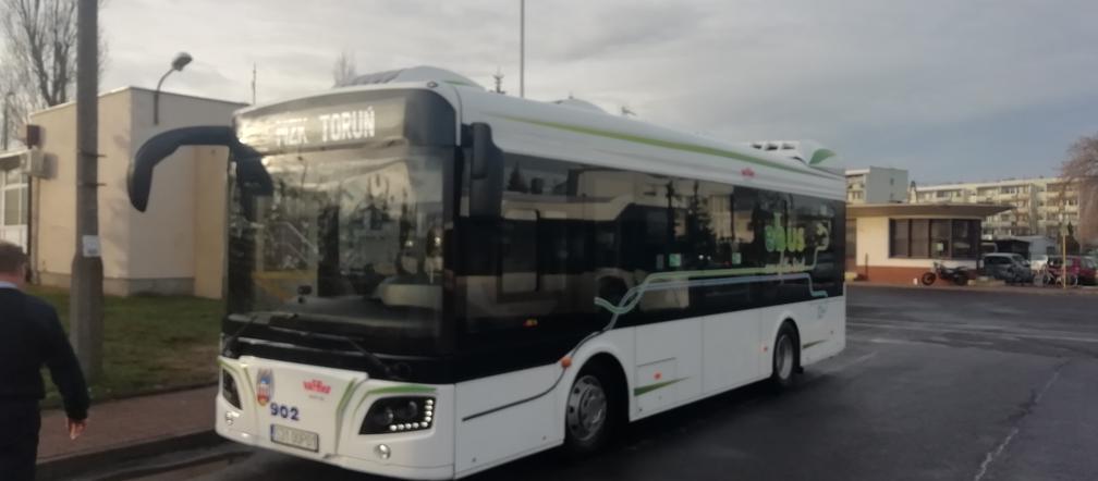 MZK w Toruniu testuje zupełnie nowy autobus! Nowatorskie rozwiązania!