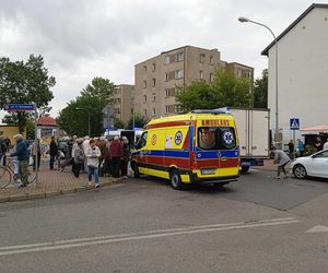 Potrącenie pieszego na pasach Rynkowa Siedlce