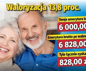 Twoja emerytura wzrośnie o przynajmniej 250 zł! 