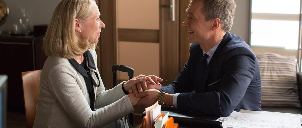 Na dobre i na złe odcinek 703, Falkowicz (Michał Żebrowski), Alina (Maria Mamona)