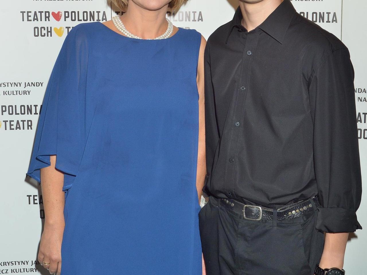 MONIKA ZAMACHOWSKA Z SYNEM