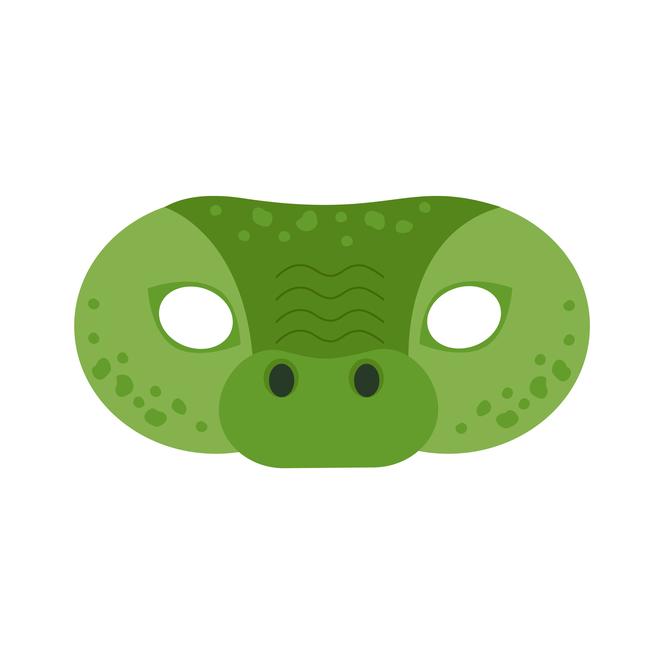 Maska karnawałowa - krokodyl