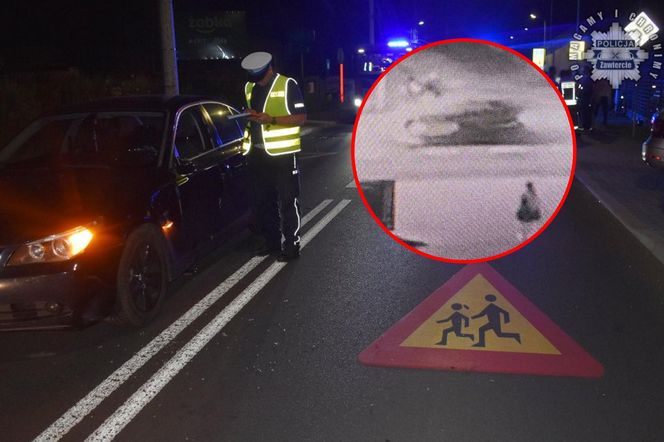 Zawiercie. 15-latka potrącona na środku jezdni. Jest nagranie z wypadku [ZDJĘCIA].