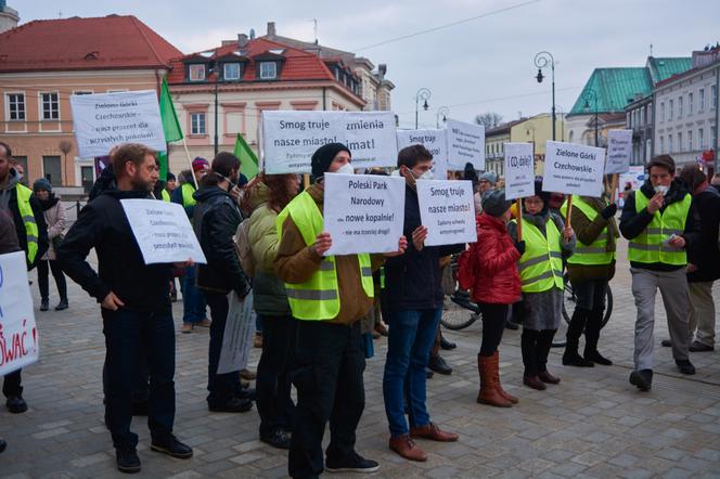 Przeciwko zabudowie Górek Czechowskich. „Strajk dla Ziemi” w centrum Lublina