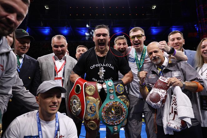 Ołeksandr Usyk i Jakub Chycki