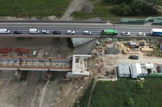 Budowa mostu na Wiśle w Sandomierzu. Maj 2024