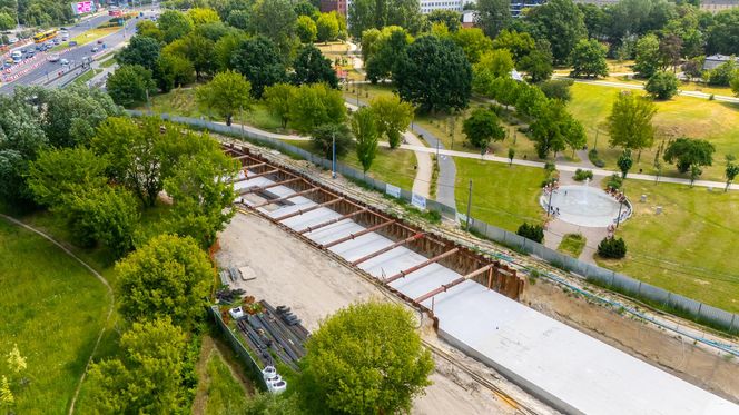 Budowa tramwaju do Dworca Zachodniego od strony Ochoty