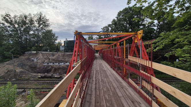 Postępują prace na olsztyńskim Tracku. Powstaje m.in. nowoczesny wiadukt