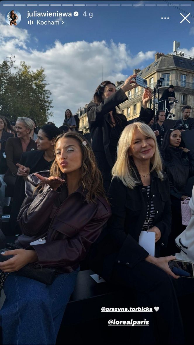 Julia Wieniawa i Grażyna Torbicka podbijają Paryż