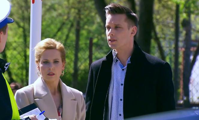 Na Wspólnej odc. 3304. Justyna Zakościelna (Magdalena Kacprzak), Darek Żbik (Michał Mikołajczak)