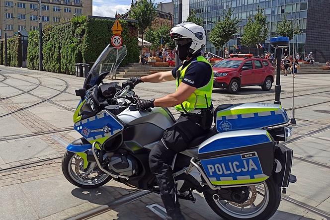 Nowe policyjne motocykle dostali policjanci w województwie śląskim