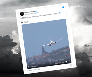 Przerażające nagranie z lądowania pilota linii Enter Air na Maderze