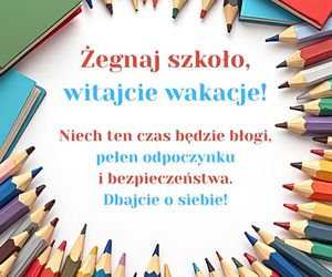 Grafiki i kartki na zakończenie roku szkolnego
