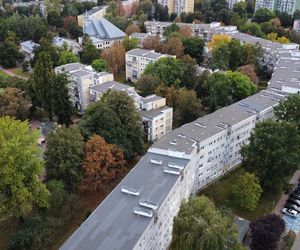 Osiedle Hansenów w Lublinie. Tu znajduje się najdłuższy blok mieszkalny w stolicy woj. lubelskiego! Zdjęcia z drona