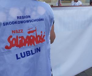 Pracownicy DPS-ów strajkowali w Lublinie [GALERIA]