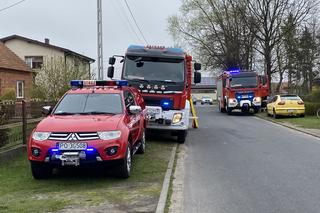 Mężczyzna przygnieciony przez ścianę! Dramatyczny wypadek w regionie