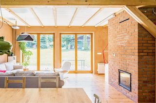 Bryła i wnętrza domu naturalnego