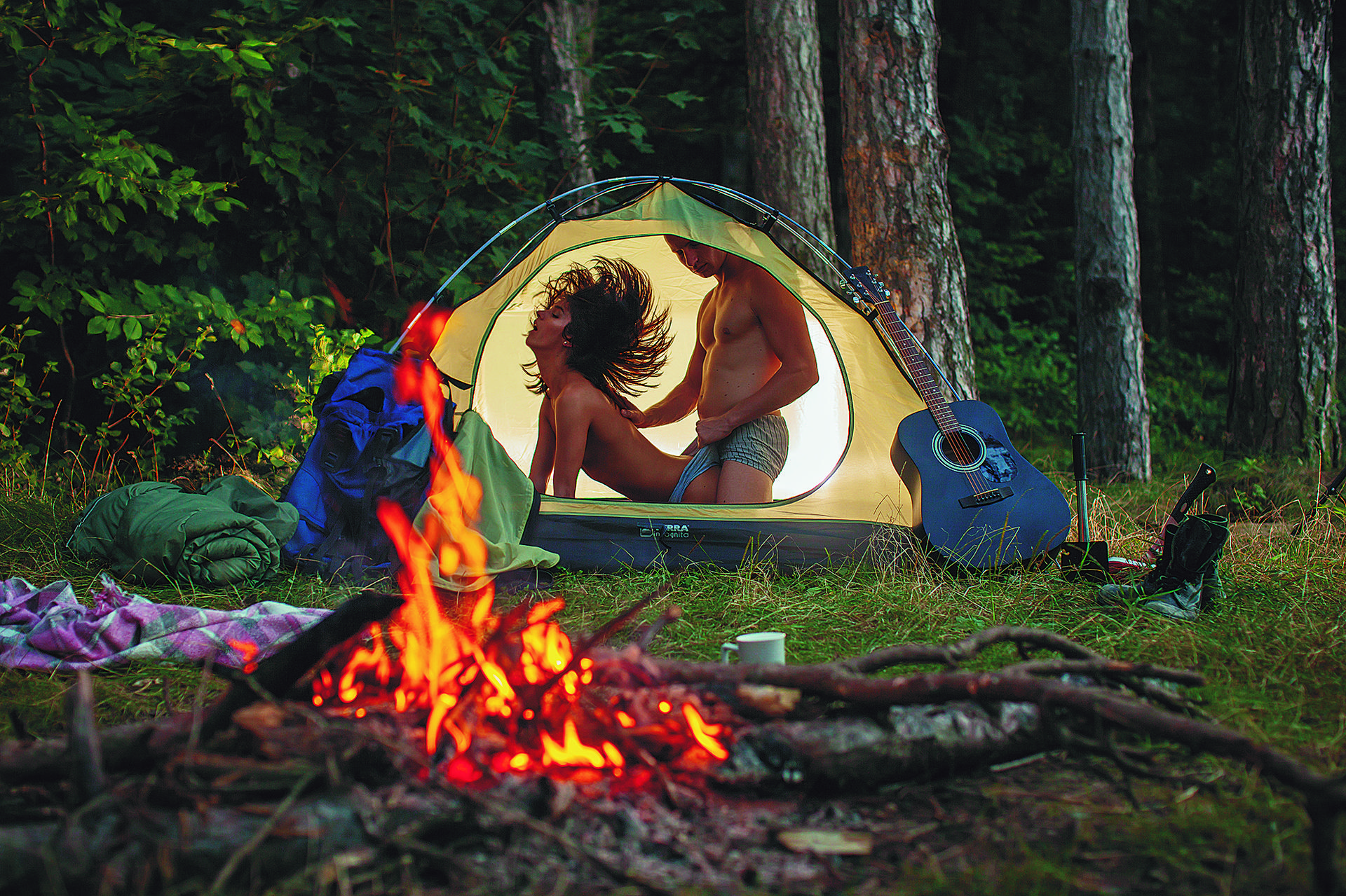 Camping storm erotic story
