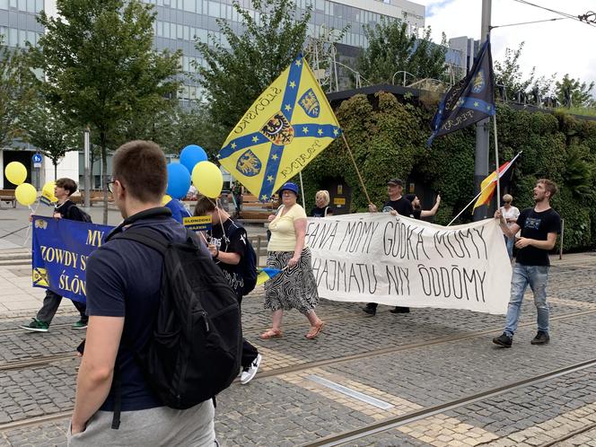 Marsz Autonomii Śląska przeszedł ulicami Katowic. "Hajmatu nie oddomy"