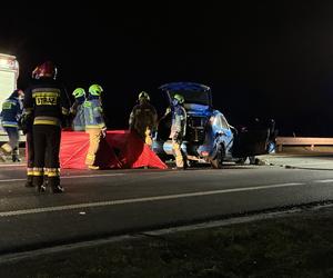 Tragiczny wypadek pod Warszawą. Chciał ominąć psy, roztrzaskał się o słup. Nie żyje