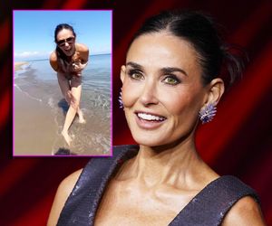 Demi Moore ma 62 lata i pokazała się w bikini! Opadną Wam szczęki