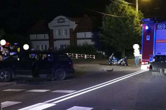 Przejechała przez znak "STOP". Cztery osoby zostały poważnie ranne