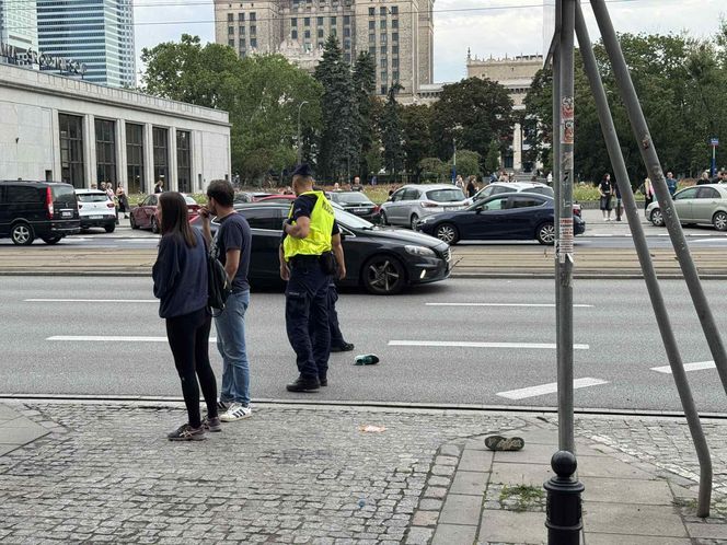 Wypadek w centrum Warszawy. Potrącone dziecko