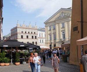 Wrześniowy upał w Lublinie i spokój w centrum miasta