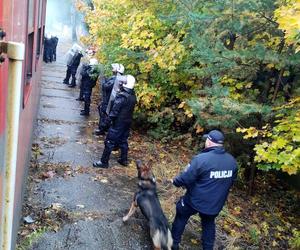 Ćwiczenia policji w Iławie. Pociąg Specjalny