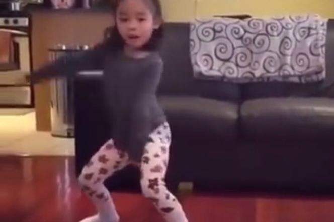 Dziewczynka tańczy do hitu Rihanny - Work