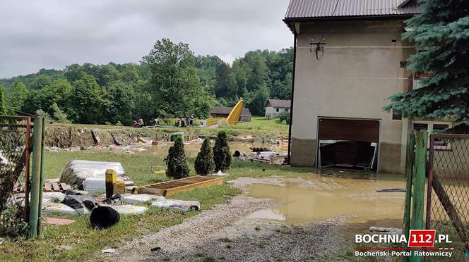 Powódź w Łapanowie