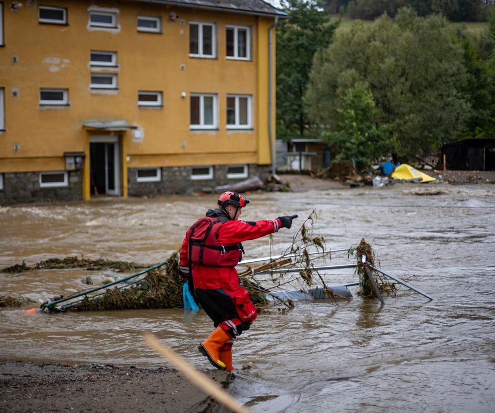 Czechy, powódź.